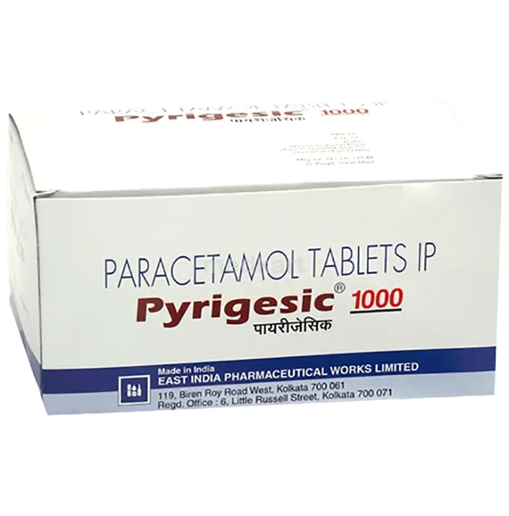 pyrigesic 1000mg tablet 10's